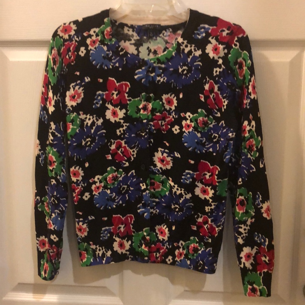 Talbots cotton rayon button up cardigan. Size SP